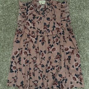 Kate Spade Out West Prairie Rose Blouse XS